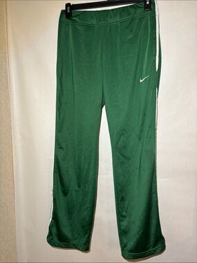 Nike Unisex Green Athletic Track Pants